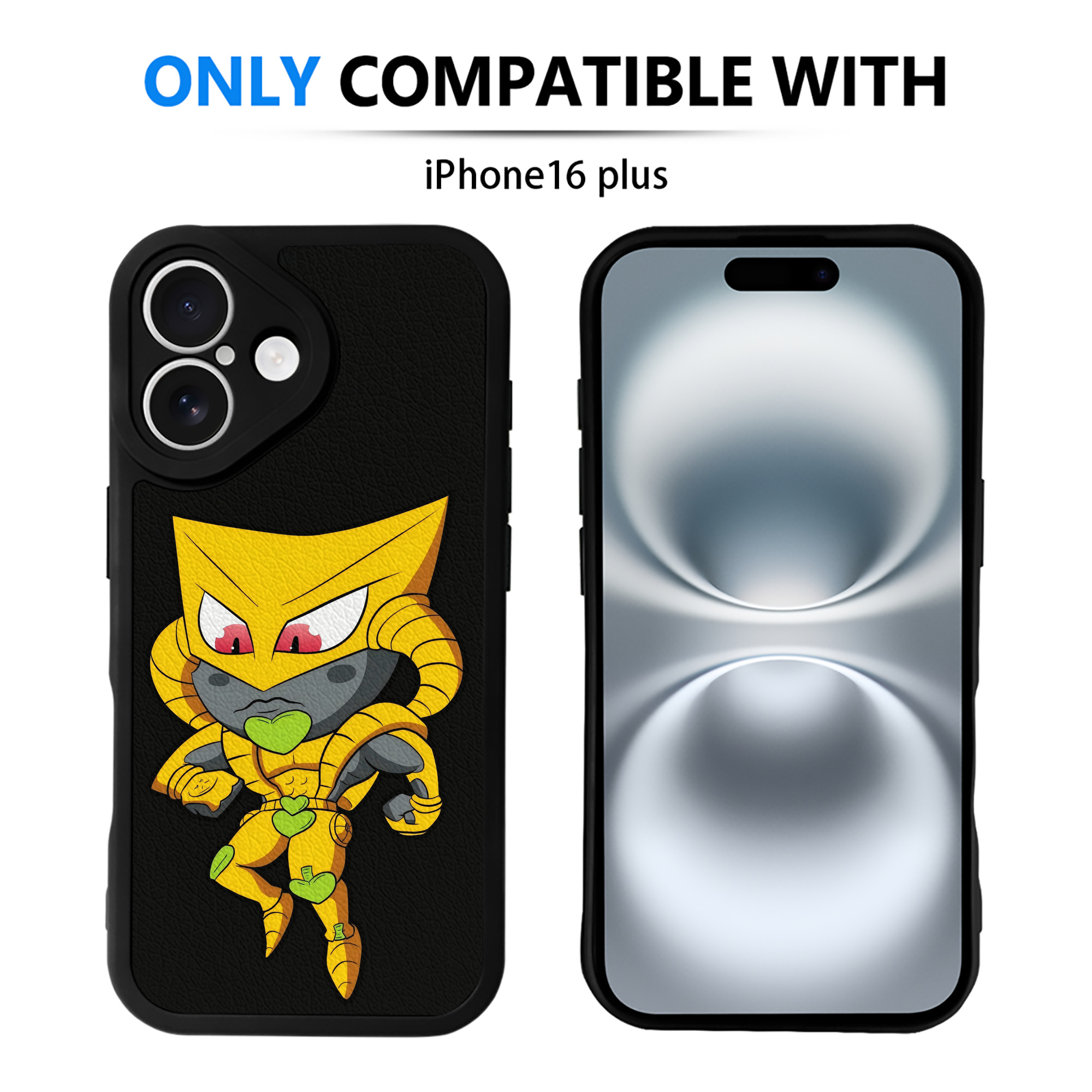 （画像用） ジョジョの奇妙な冒険 ディオ?ブランドー JoJo's Bizarre Adventure Dio Brando 【iPhone 16シリーズ対応】シリコンスマホケース（レザー調） 材質：シリコン